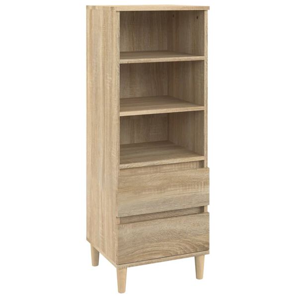 vidaXL Highboard Sonoma Oak 40x36x110 cm Engineered Wood