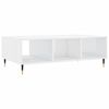 vidaXL Coffee Table High Gloss White 104x60x35 cm Engineered Wood
