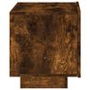vidaXL Bedside Cabinet with LED Lights Smoked Oak 70x36x40.5 cm