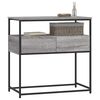 vidaXL Console Table Grey Sonoma 75x40x75 cm Engineered Wood