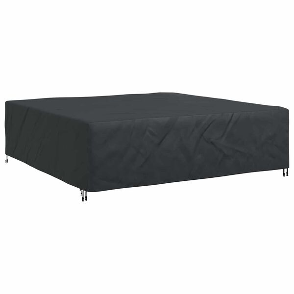 vidaXL Furniture Cover Plain Black 260 x 260 x 90 cm 210D