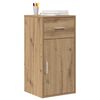 vidaXL Sideboard with Drawer Artisan Oak 38 x 34 x 75 cm