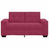 vidaXL Sofa Wine Red 160 x 80 x 82 cm Poly velvet