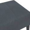 vidaXL Footstool Dark Grey 77x55x31 cm Velvet