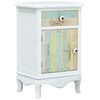 vidaXL Bedside Cabinet White 40x30x62 cm MDF
