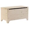 vidaXL Storage Box with Lid RANA 100x49x54 cm Solid Wood Pine