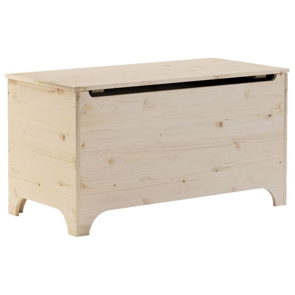 vidaXL Storage Box with Lid RANA 100x49x54 cm Solid Wood Pine
