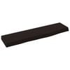 vidaXL Wall Shelf Dark Brown 40x10x2 cm Treated Solid Wood Oak