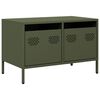 vidaXL TV Cabinet Olive Green 68x39x43.5 cm Cold-rolled Steel