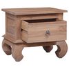 vidaXL Bedside Cabinet 45x35x40 cm Solid Teak Wood