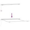vidaXL Awning Retractable Beige 3 x 2.5 m Polyester and metal