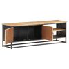 vidaXL TV Cabinet 120x30x40 cm Solid Acacia Wood