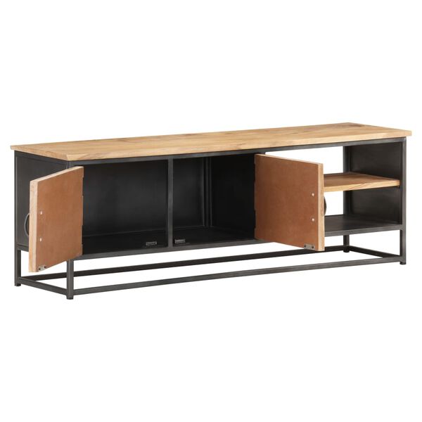 vidaXL TV Cabinet 120x30x40 cm Solid Acacia Wood