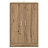 vidaXL Shoe Cabinet Artisan Oak 60x35x92 cm Engineered Wood