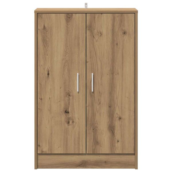 vidaXL Shoe Cabinet Artisan Oak 60x35x92 cm Engineered Wood