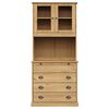 vidaXL Highboard VIGO 80x40x176 cm Solid Wood Pine