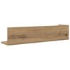 vidaXL Wall Shelves 2 pcs Artisan Oak 75x16.5x16.5 cm Engineered Wood