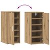 vidaXL Shoe Cabinets 2 pcs Artisan Oak 32x35x70 cm Engineered Wood