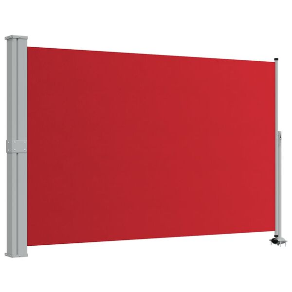 vidaXL Patio Retractable Side Awning 160x300 cm Red