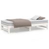 vidaXL Pull-out Day Bed without Mattress White 2x(90x190) cm