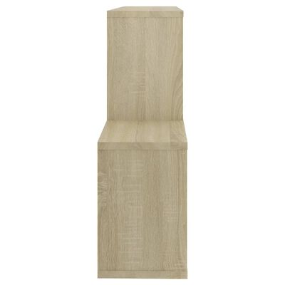 vidaXL Wall Shelf Sonoma Oak 100x18x53 cm Engineered Wood
