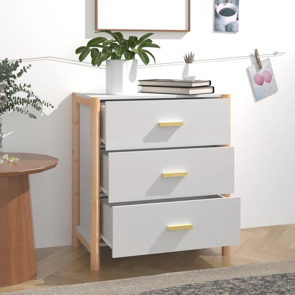 vidaXL Sideboard White 62x38x70 cm Engineered Wood