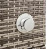 vidaXL Garden Shower Grey 60 x 80 x 214 cm Poly rattan