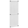 vidaXL Barn Door CORONA 80 x 210 cm Solid Pine Wood White