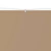 vidaXL Vertical Awning Taupe 60x1200 cm Oxford Fabric