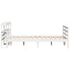 vidaXL Bed Frame without Mattress White 160x200 cm Solid Wood Pine