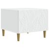 vidaXL Coffee Table White 50 x 49 x 40 cm Engineered Wood