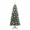 vidaXL Artificial Christmas Tree with 150 LEDs Green 66 x 66 x 150 cm