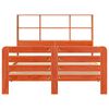 vidaXL Bed Frame without Mattress Wax Brown 160x200 cm Solid Wood Pine
