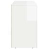 vidaXL Sideboard High Gloss White 100 x 35 x 59 cm Engineered Wood