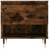 vidaXL Coffee Table Smoked Oak 50x46x50 cm Engineered Wood