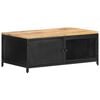 vidaXL Coffee Table 90x50x37 cm Solid Rough Mango Wood