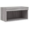 vidaXL 5 Piece TV Wall Units with LED Grey Sonoma Engineered Wood