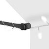 vidaXL Manual Retractable Awning with LED 150 cm Cream