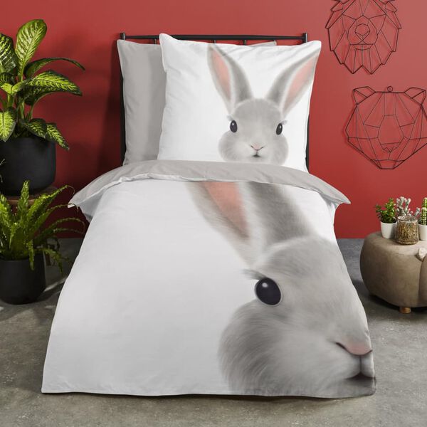 Good Morning Kids Duvet Cover ROGER 135x200 cm White