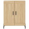 vidaXL Highboard Sonoma Oak 69.5x34x180 cm Engineered Wood