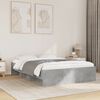 vidaXL Bed Frame without Mattress Concrete Grey 120x190cm Engineered Wood