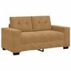 vidaXL Loveseat Sofa Brown 160 cm Velvet
