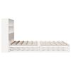 vidaXL Bookcase Bed without Mattress White 120x200 cm Solid Wood