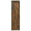 vidaXL Shoe Cabinet Smoked Oak 30x35x100 cm Engineered Wood