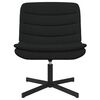 vidaXL Swivel Chair Black 63 x 75 x 76 cm Fabric