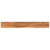 vidaXL Wall Shelf 180x20x2.5 cm Rectangular Solid Wood Acacia Live Edge