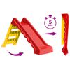 vidaXL Foldable Slide for Kids Indoor Outdoor Red and Yellow