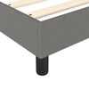 vidaXL Box Spring Bed Frame Dark Grey Single Fabric (UK/IE/FI/NO only)