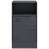 vidaXL Bedside Cabinet Anthracite 34.5x39x62 cm Steel