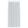 vidaXL Blackout Curtains with Rings 2 pcs Pale Grey 225 x 140 cm